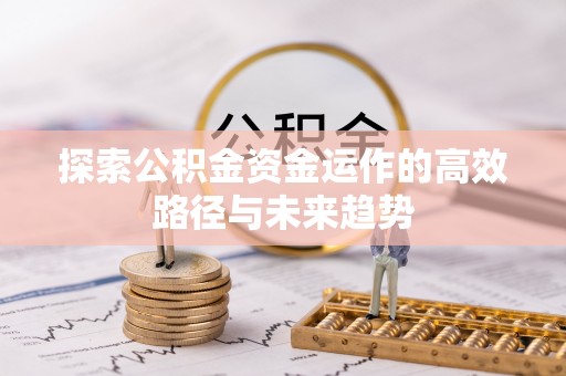 瑞金探索公积金资金运作的高效路径与未来趋势