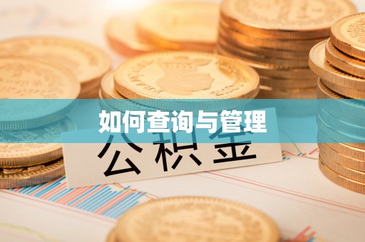 瑞金如何查询与管理