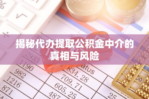 瑞金揭秘代办提取公积金中介的真相与风险