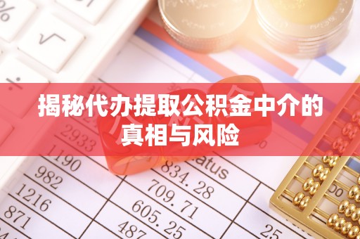 瑞金揭秘代办提取公积金中介的真相与风险