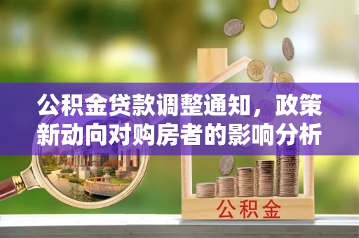 瑞金公积金贷款调整通知，政策新动向对购房者的影响分析