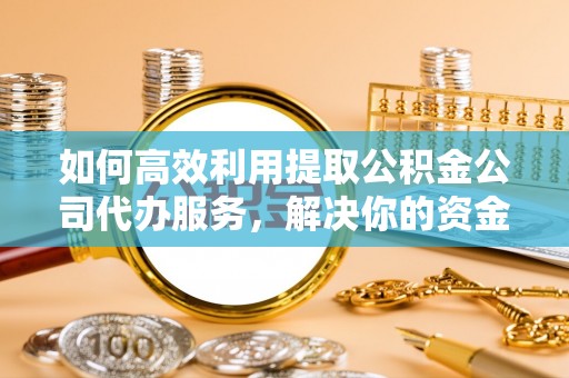 瑞金如何高效利用提取公积金公司代办服务，解决你的资金难题