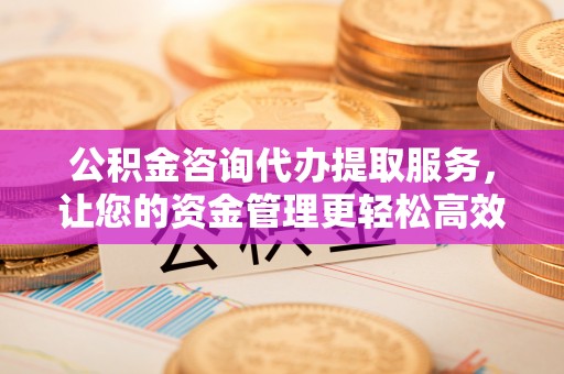 瑞金公积金咨询代办提取服务，让您的资金管理更轻松高效