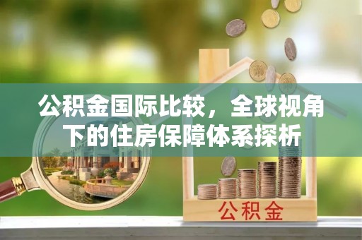 瑞金公积金国际比较，全球视角下的住房保障体系探析