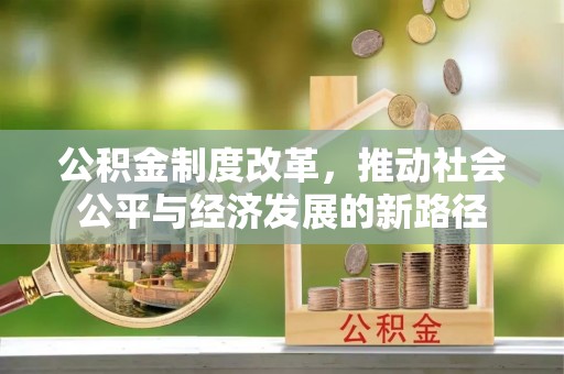 瑞金公积金制度改革，推动社会公平与经济发展的新路径