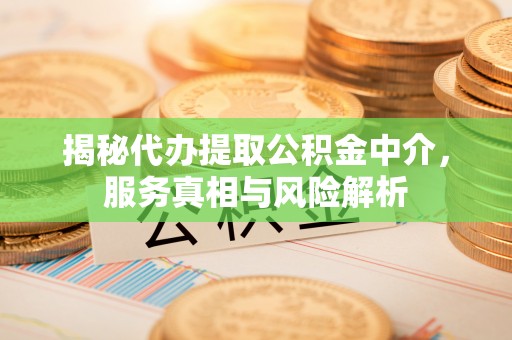 瑞金揭秘代办提取公积金中介，服务真相与风险解析