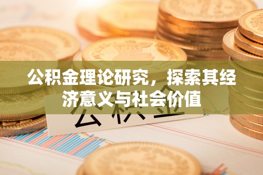 瑞金公积金理论研究，探索其经济意义与社会价值