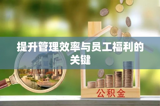 瑞金提升管理效率与员工福利的关键