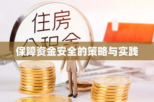 瑞金保障资金安全的策略与实践
