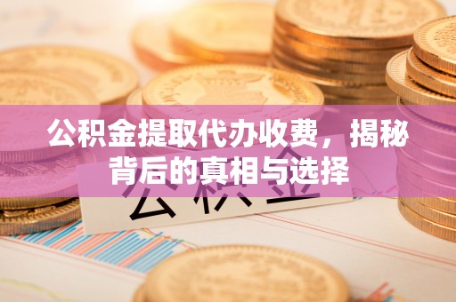 瑞金公积金提取代办收费，揭秘背后的真相与选择
