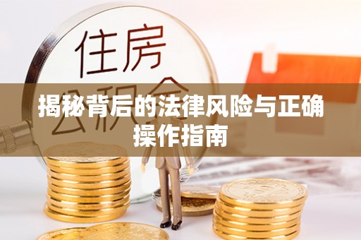 瑞金揭秘背后的法律风险与正确操作指南