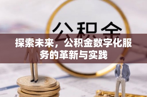 瑞金探索未来，公积金数字化服务的革新与实践