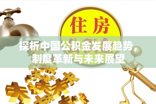 瑞金探析中国公积金发展趋势，制度革新与未来展望