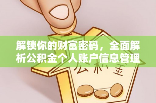 瑞金解锁你的财富密码，全面解析公积金个人账户信息管理与优化