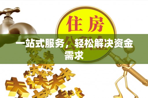 瑞金一站式服务，轻松解决资金需求
