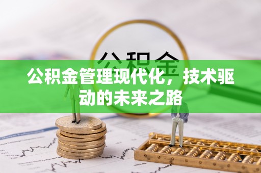 瑞金公积金管理现代化，技术驱动的未来之路